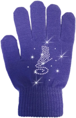 ChloeNoel Ice Skating Gloves - GV22-PR/Skate Crystals