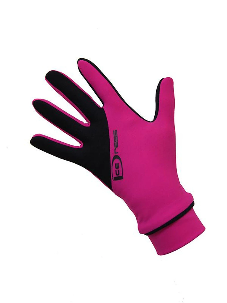 Icedress - Two Color Thermal Figure Skating Gloves "IceDress-Sport" (Fuchsia And Black) 1 Icedress - Two Color Thermal Figure Skating Gloves "IceDress-Sport" (Fuchsia And Black)