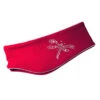 IceDress - Thermal Figure Skating Headband "Shine" With Rhinestones (Red )