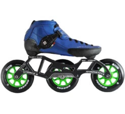 Atom Luigino Strut 3 Wheel Indoor Inline Skate Package (Boom Indoor 110mm Firm)