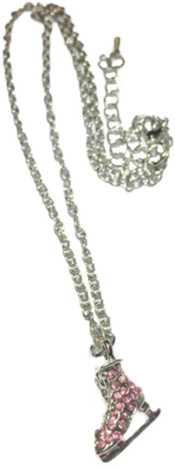 ChloeNoel Necklace AC-NL01-SP (Silver/Pink)