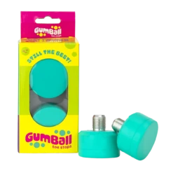 Moxi Gumball Roller Skate Toe Stops (Mint 83A, Short Stem)