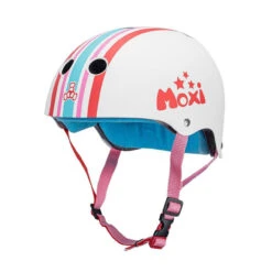 Moxi Helmet - Stripey- Size S/M Only (NEW, Without Original Box)