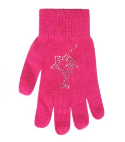 Magic Gloves With Rhinestones -Triple Eight Shop hot pink 61726.1635918192
