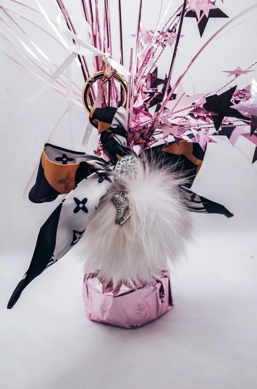 Bow Keychain - Purple 2 Bow Keychain - Purple - Image 2