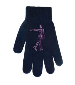 Magic Gloves With Pink Rhinestones -Triple Eight Shop navy 69230.1625804427