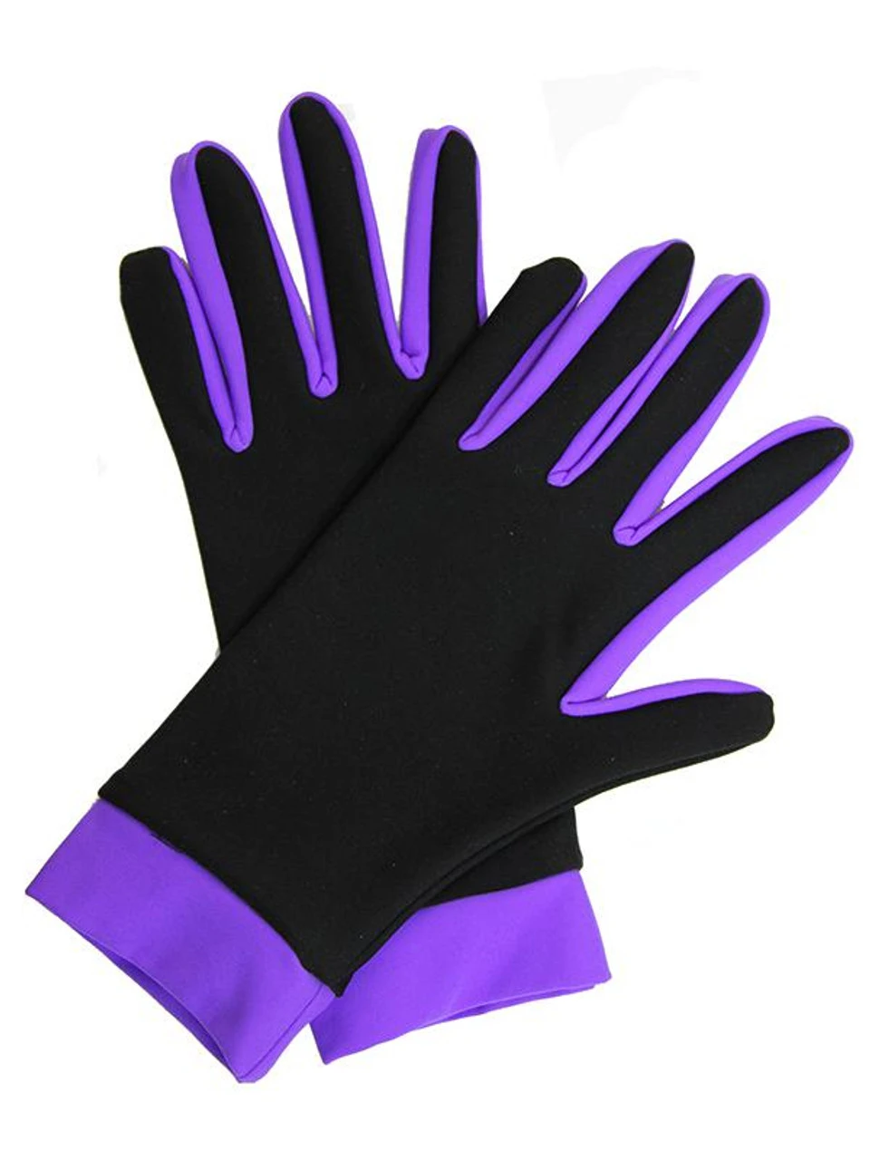 Icedress- Thermal Figure Skating Gloves (Black & Purple) 1 Icedress- Thermal Figure Skating Gloves (Black & Purple)