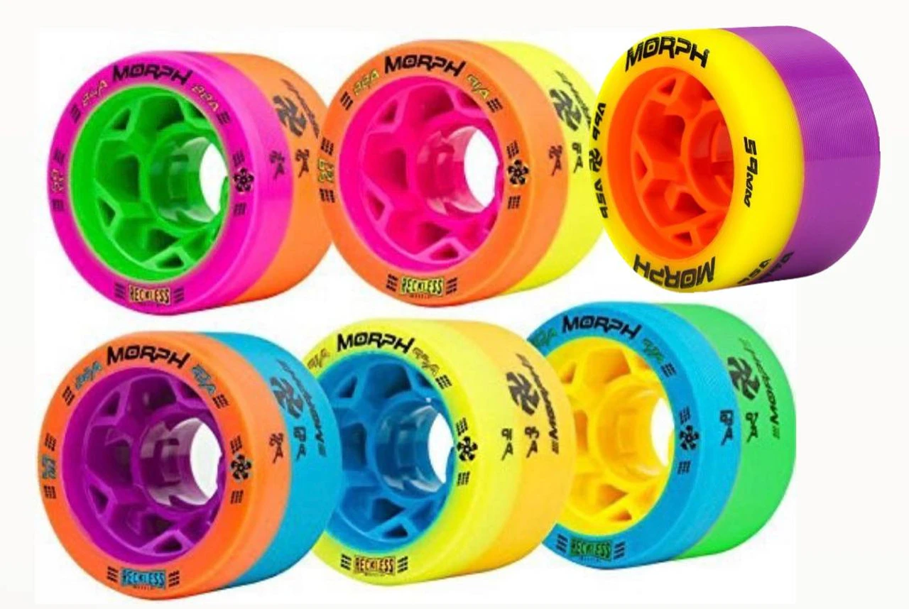 Reckless MORPH Quad Indoor Roller Derby Speed Skate Dual Durometer Wheels 1 Reckless MORPH Quad Indoor Roller Derby Speed Skate Dual Durometer Wheels