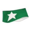 IceDress - Two-Color Thermal Figure Skating Wide Headband "Starlet" (White And Green)