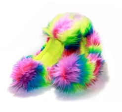 Figure Skating Furry Soakers CF15 - Rainbow