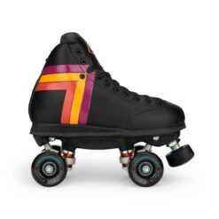 Riedell Quad Outdoor Roller Skates - Antik Skyhawk Park Skate Set (Old Model, Black)