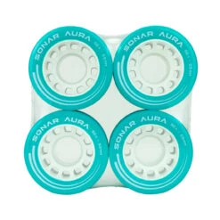 Riedell Skates Sonar Aura Indoor Skate Wheels (Set Of 4) -Triple Eight Shop sonar aura 92A blue pack xl 49775.1682532708